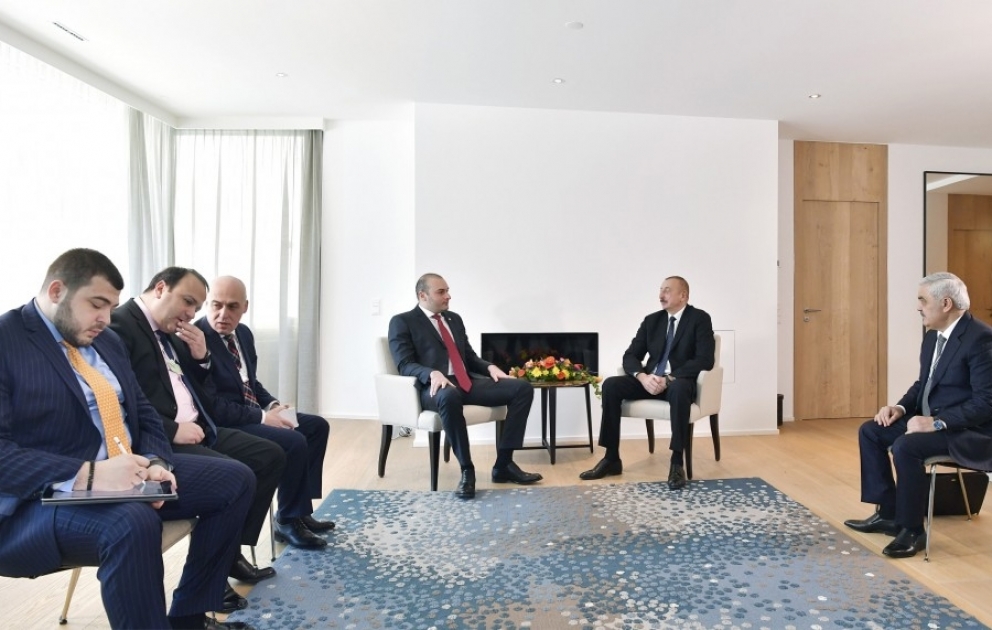 President Ilham Aliyev met with Georgian PM Mamuka Bakhtadze