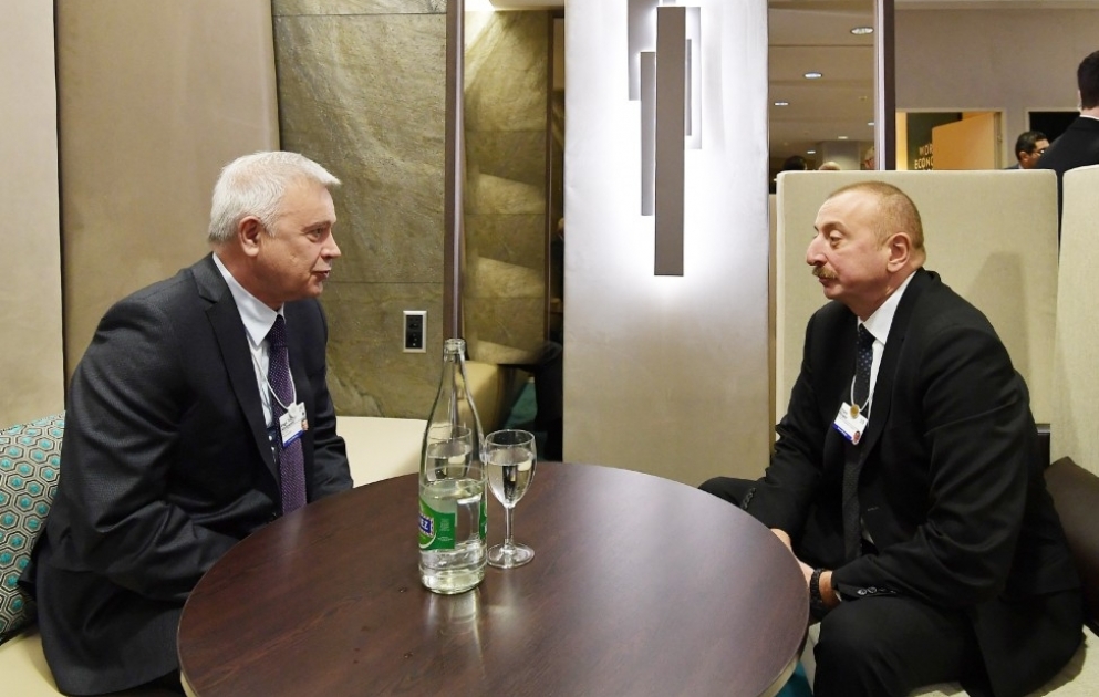 Rencontre du président Ilham Aliyev avec le président du géant russe Lukoil