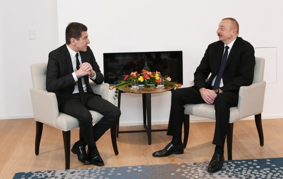 Präsident Ilham Aliyev trifft sich mit CEO von “Lazard Freres”