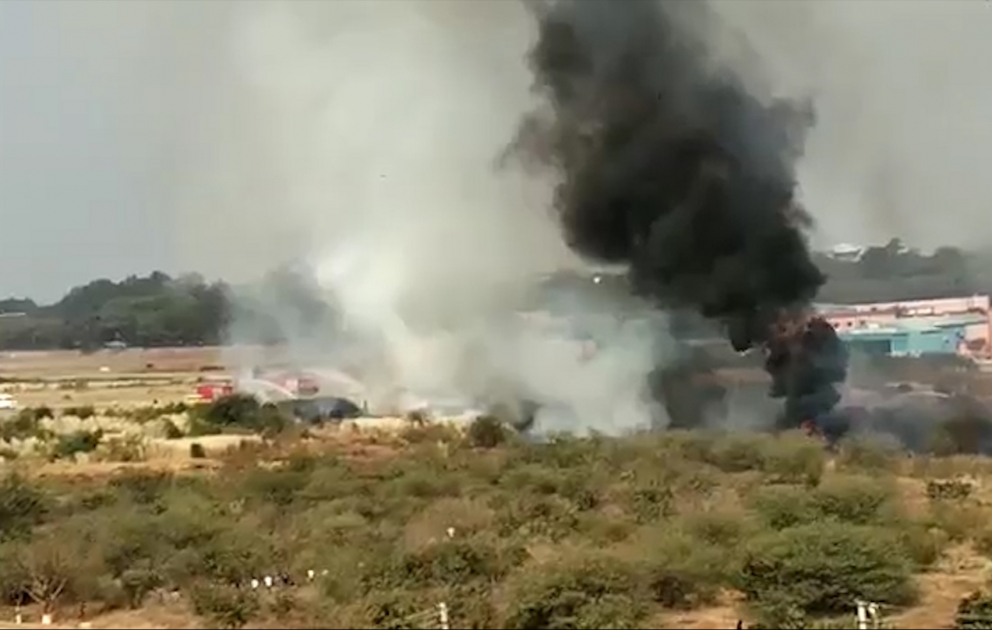 Un avion de chasse s'est écrasé en Inde, tuant ses deux pilotes