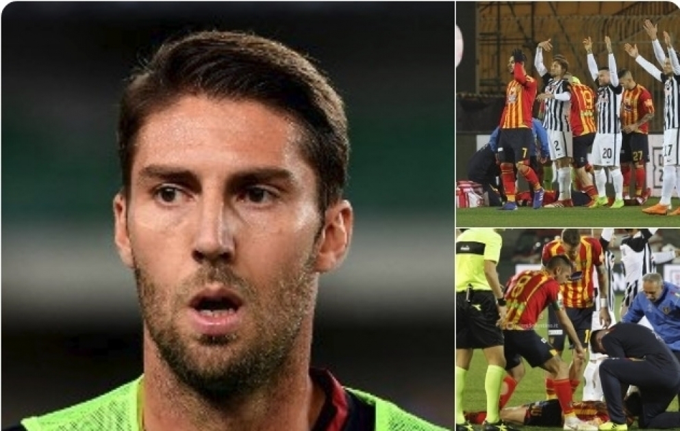 İtaliyalı futbolçu oyun zamanı huşunu itirdi