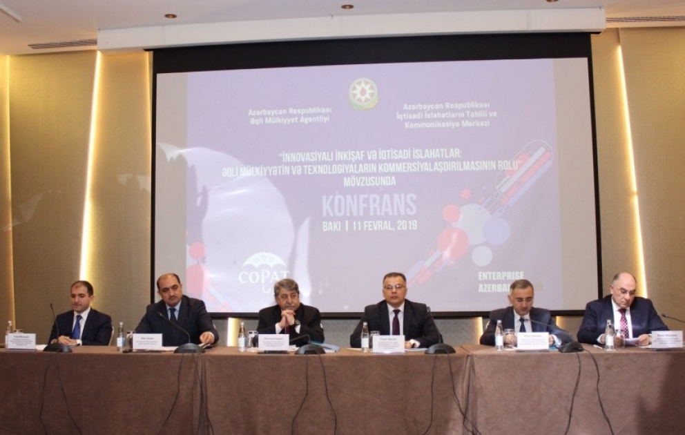 Bakıda əqli mülkiyyətin və texnologiyaların kommersiyalaşdırılmasının rolu mövzusunda konfrans keçirilib