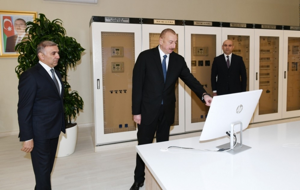 Реконструированная подстанция «Бейляган-1» сыграет важную роль в обеспечении района электроэнергией