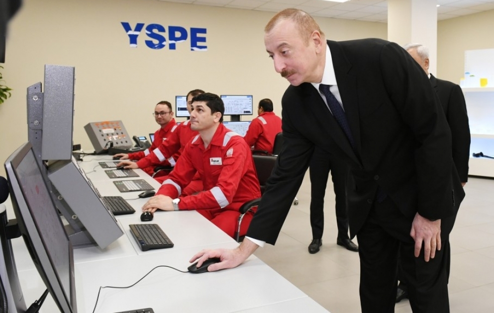 President Ilham Aliyev inaugurated SOCAR Polymer’s High Density Polyethylene Plant in Sumgayit