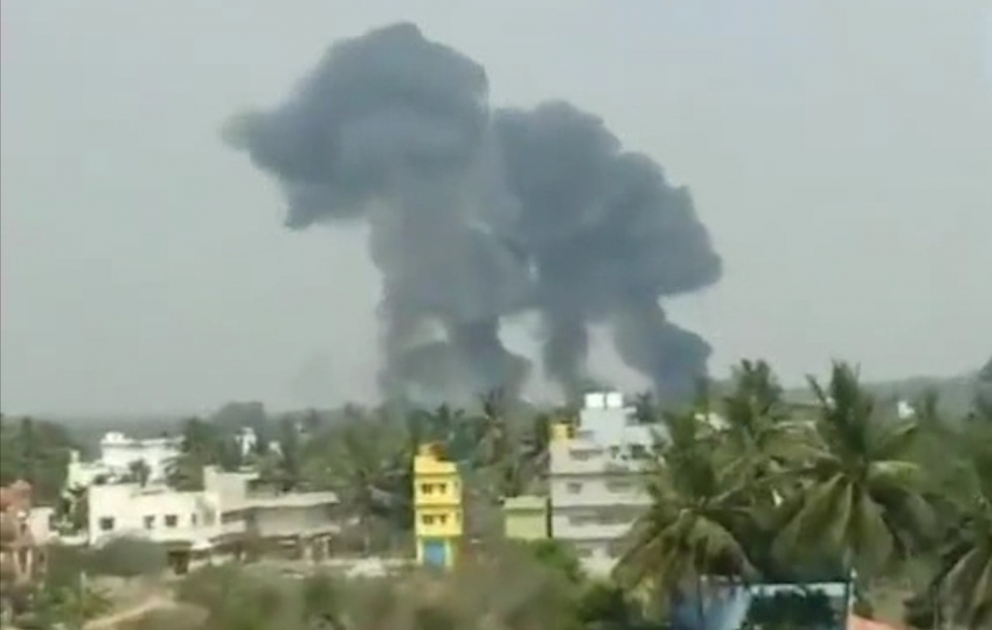 1 pilot dies after two Surya Kiran jets collide