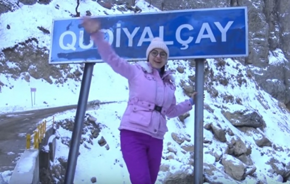 Rusiyalı bloqqerlər Azərbaycanda qış mövsümü haqqında film çəkiblər