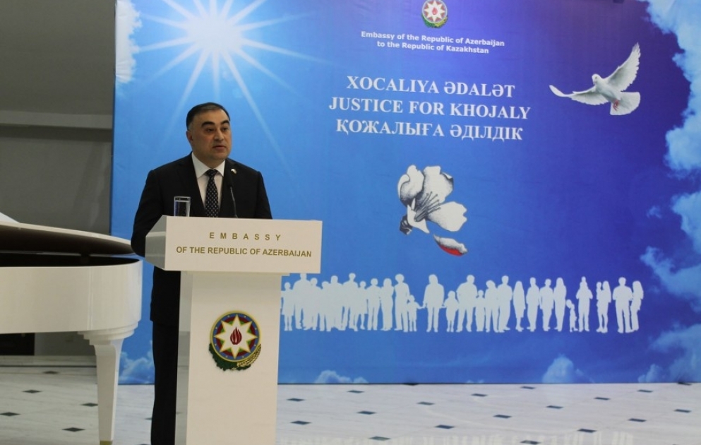Astanada Xocalı soyqırımı ilə bağlı klip təqdim olunub
