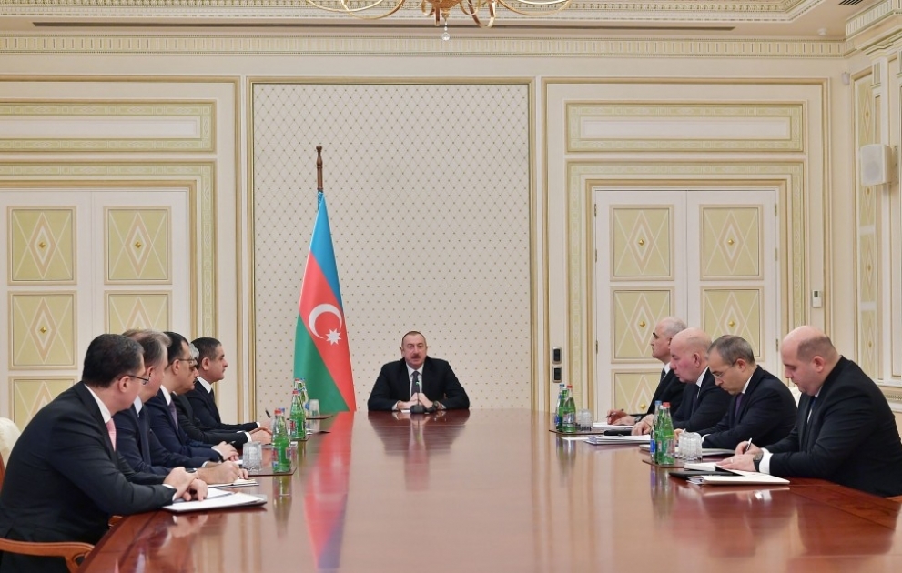 President Ilham Aliyev chaired meeting on economic and social issues