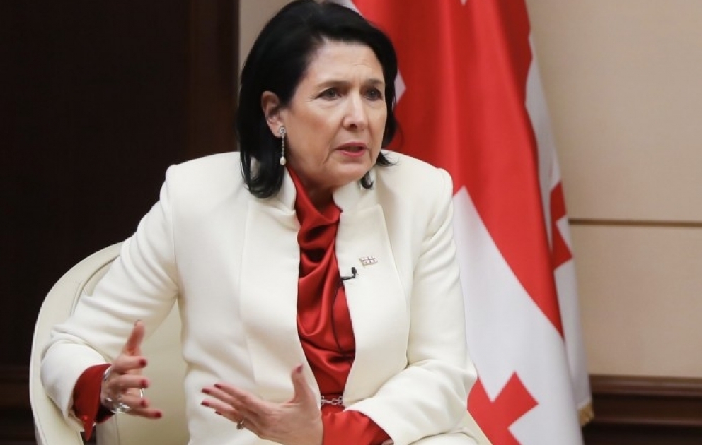 Gürcüstan Prezidenti Salome Zurabişvili AZƏRTAC-a və AzTV-yə məxsusi müsahibə verib