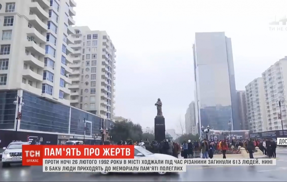 Ukraynanın 1+1 telekanalı Xocalı soyqırımı barədə süjet yayımlayıb