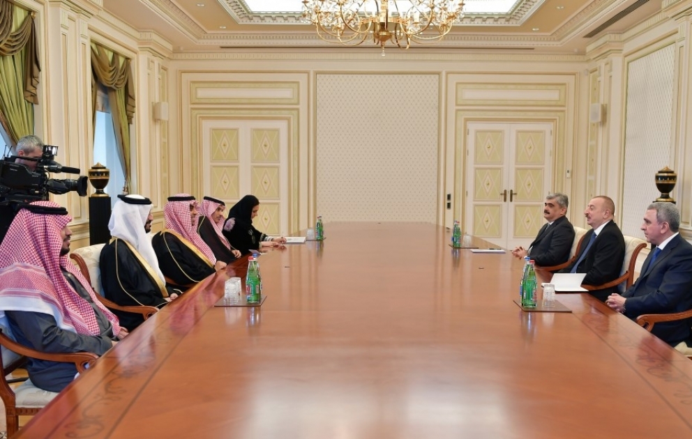 President Ilham Aliyev received Saudi Arabian delegation