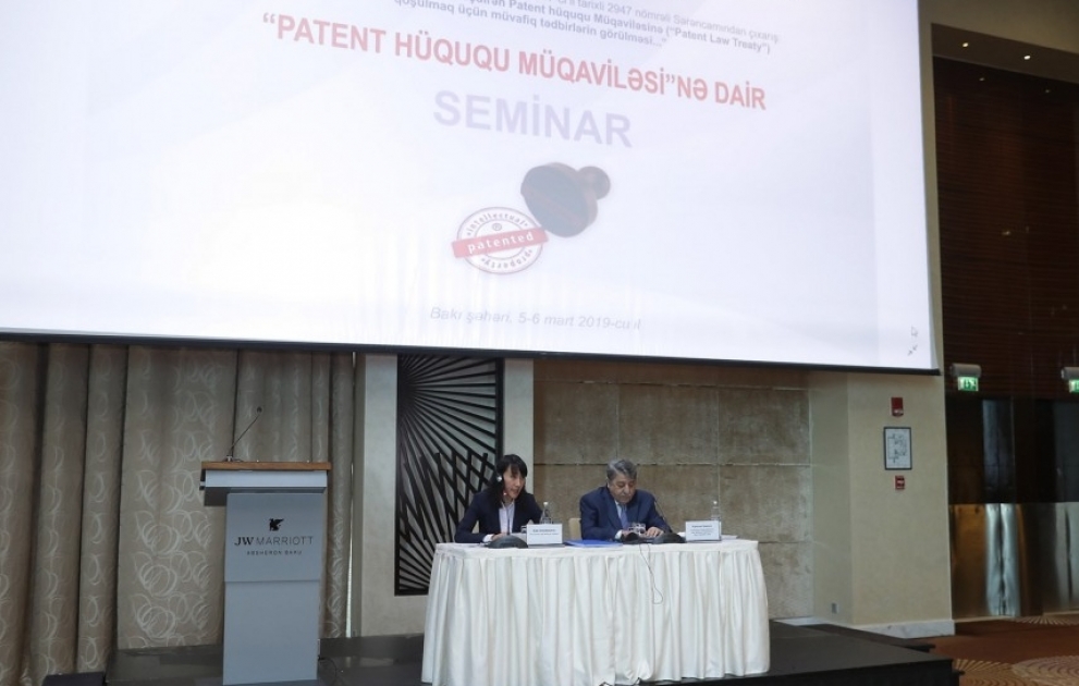 Bakıda "Patent hüququ Müqaviləsi"nə dair seminar keçirilir