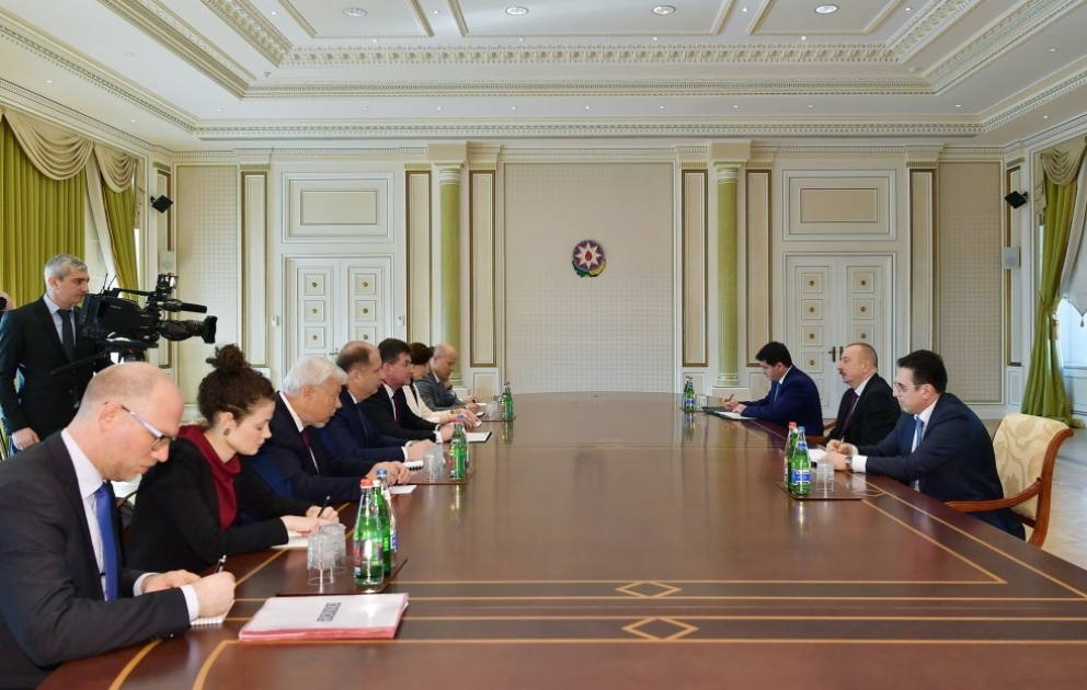President Ilham Aliyev received delegation led by OSCE Chairperson-in-Office