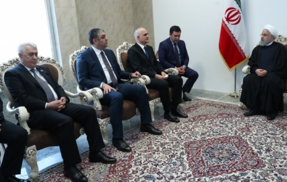 Le président iranien a reçu la délégation iranienne