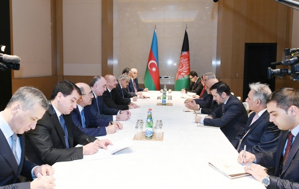 President Ilham Aliyev met with Afghan President Mohammad Ashraf Ghani