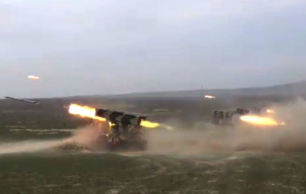 В ходе широкомасштабных учений проведен этап боевой стрельбы