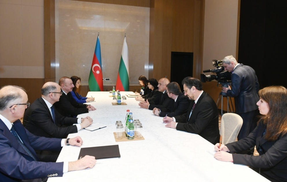 President Ilham Aliyev met with Bulgarian prime minister