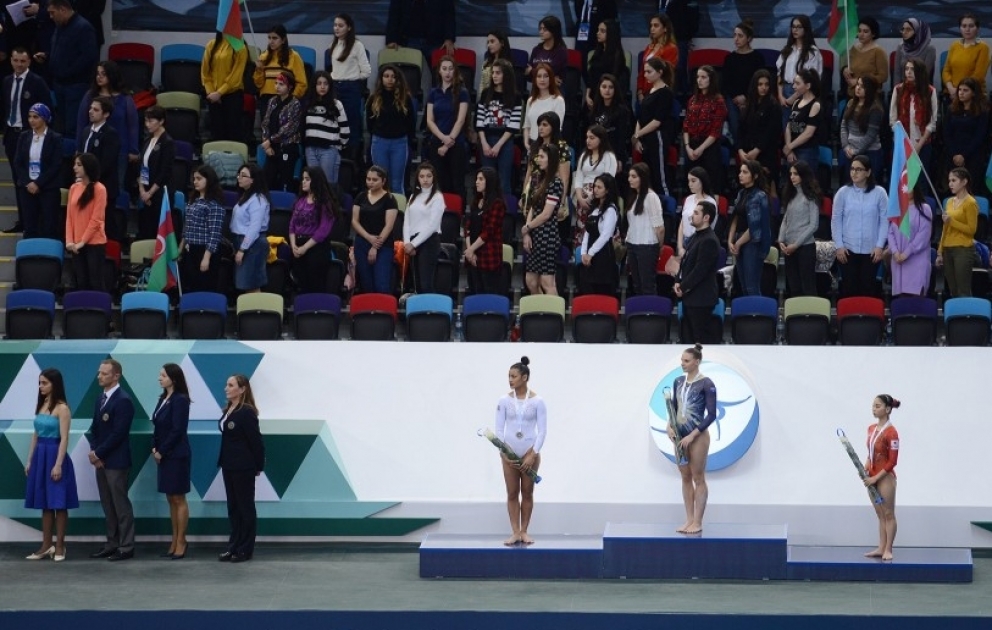 Bakıda keçirilən idman gimnastikası üzrə dünya kuboku yarışlarına yekun vurulub