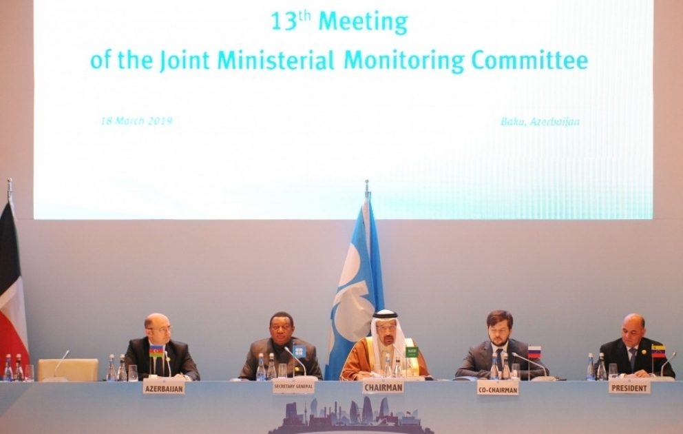13. Sitzung von Energieministern der Opec- und Nicht-Opec-Länder in Baku