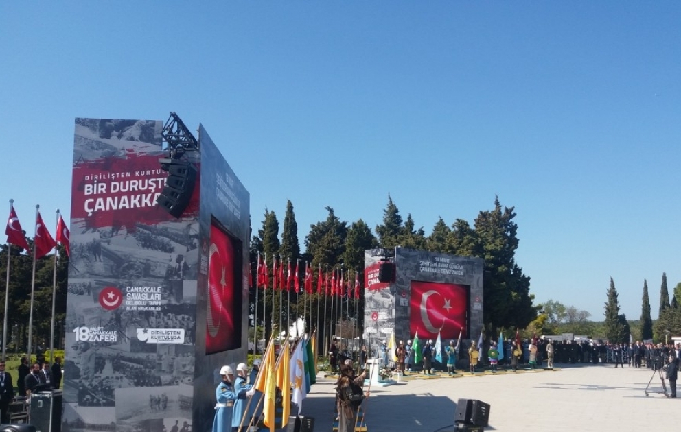 Türkiyədə Çanaqqala zəfərinin 104-cü ildönümü qeyd olunub