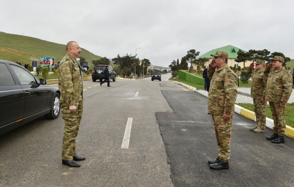 President Ilham Aliyev visited military unit of Defense Ministry`s Special Forces