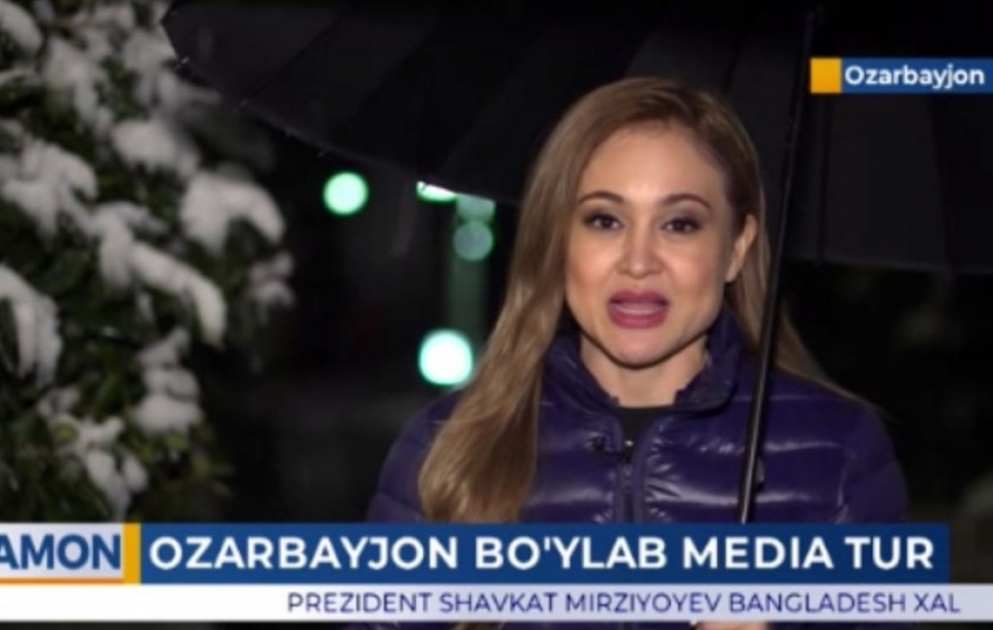 Özbəkistan televiziya kanalında Azərbaycanla bağlı geniş videomaterial yayımlanıb