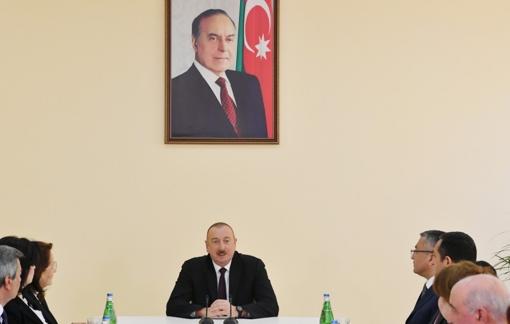 Azərbaycan Prezidenti: Torpaqlar işğaldan azad olunandan sonra biz bütün şəhərləri yenidən quracağıq, biz bu şəhərlərə yeni həyat verəcəyik