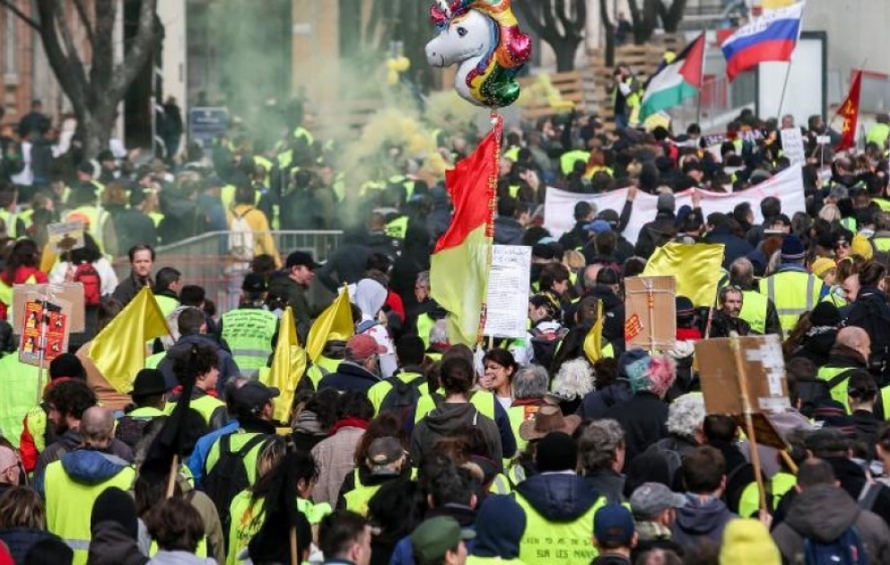22. Akt: Gelbwesten protestieren in südwestfranzösischen Toulouse