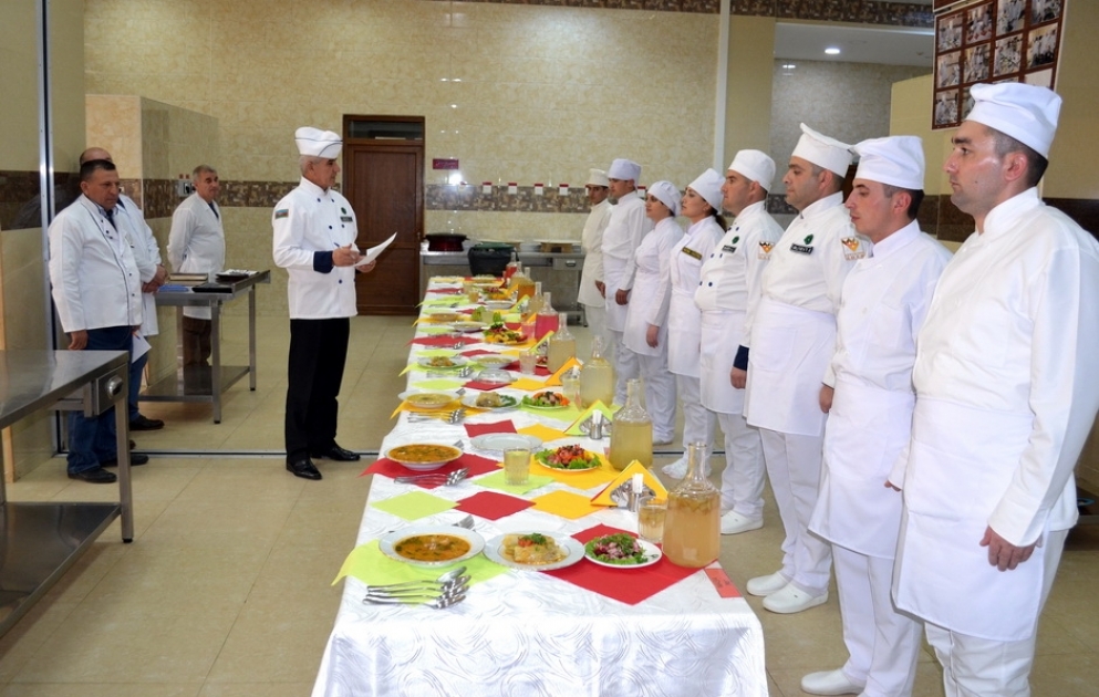A competition was held for the title of the "Best Military Cook"
