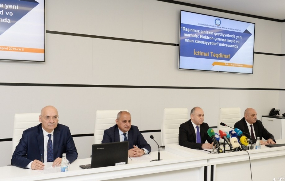 Daşınmaz əmlakla bağlı çıxarışlar elektron formada veriləcək