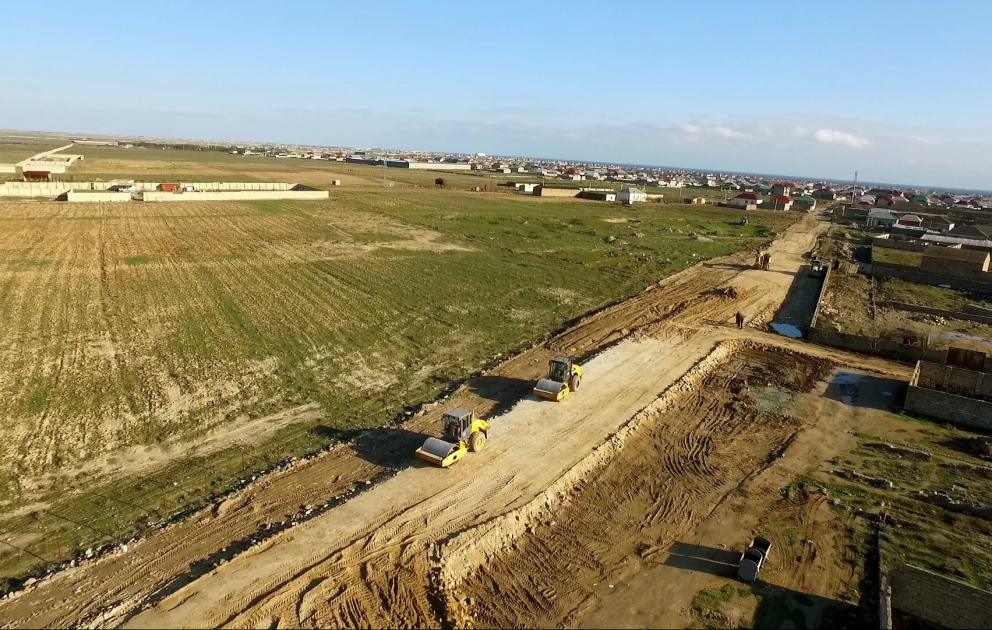 Hövsan qəsəbəsindən Zığ-Qala yoluna birləşən yeni avtomobil yolu inşa edilir