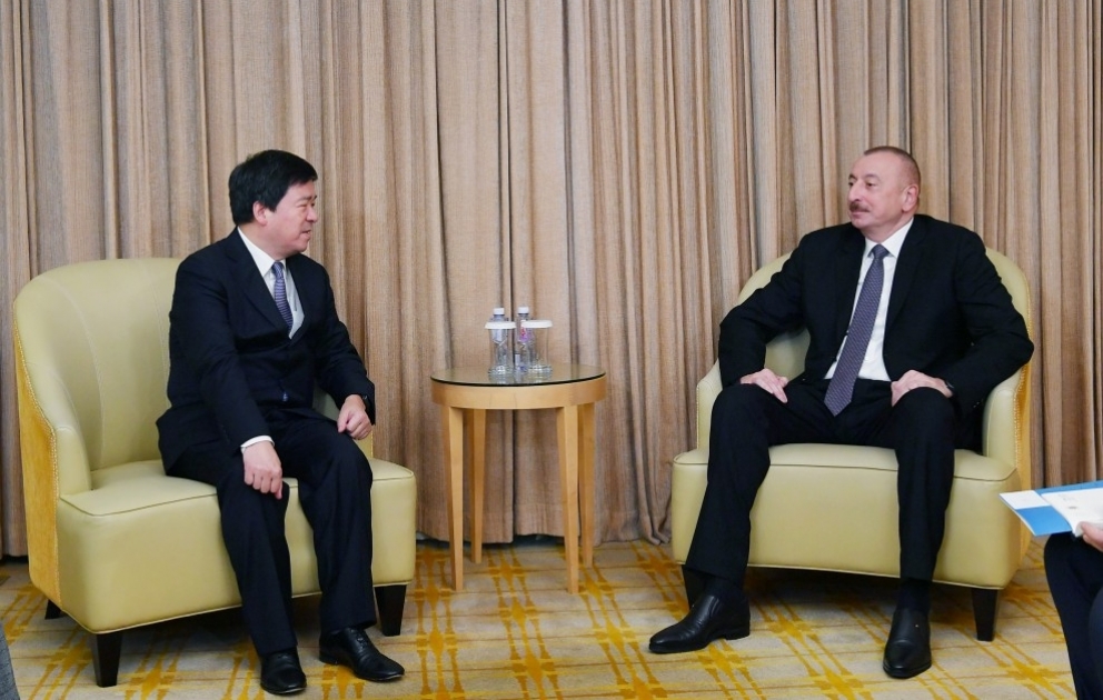 President Ilham Aliyev met with chairman of ZTE Corporation in Beijing