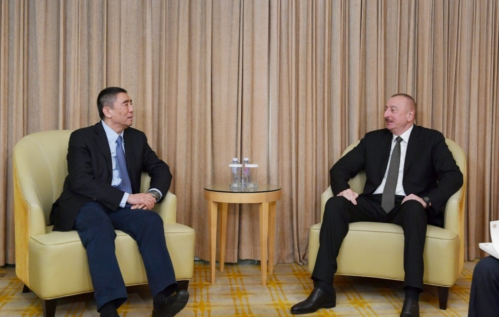 Pékin: le président azerbaïdjanais rencontre le président de China Poly Group Corporation