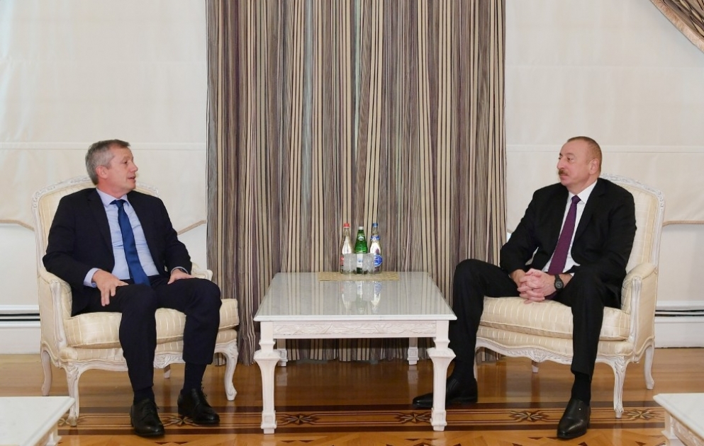 Prezident İlham Əliyev Argentina Milli Konqresinin Deputatlar Palatasının sədrini qəbul edib