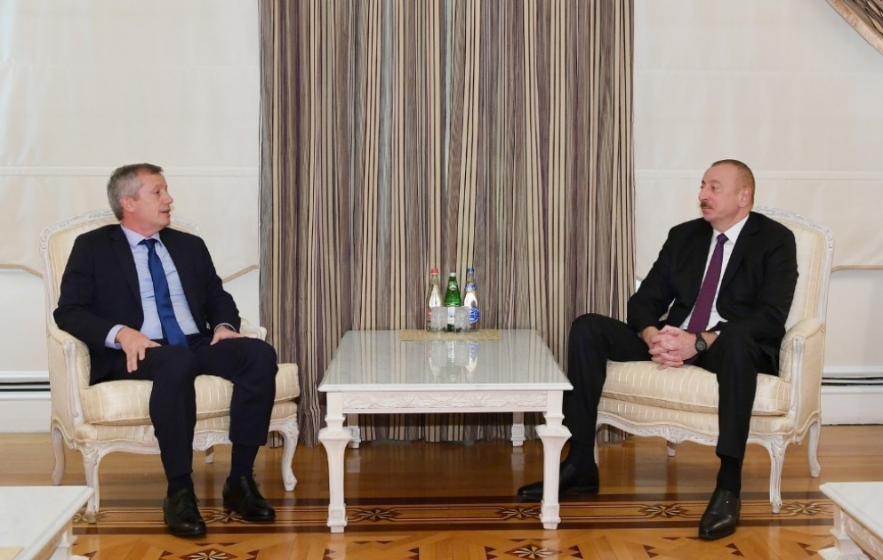 Entretien du président Ilham Aliyev avec le président de la Chambre des députés argentine