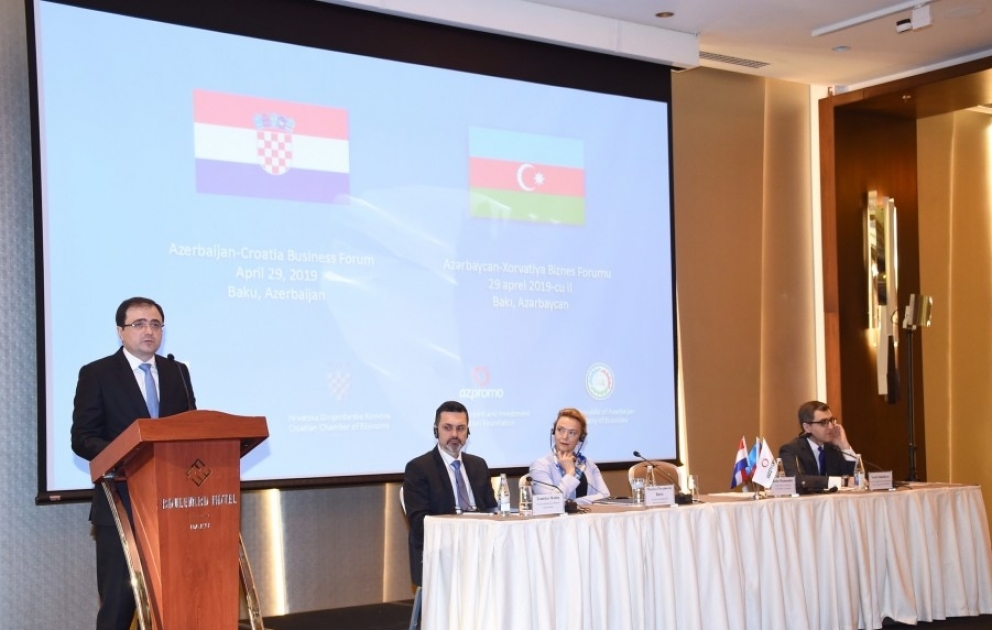 Bakıda Azərbaycan-Xorvatiya biznes forumu keçirilib