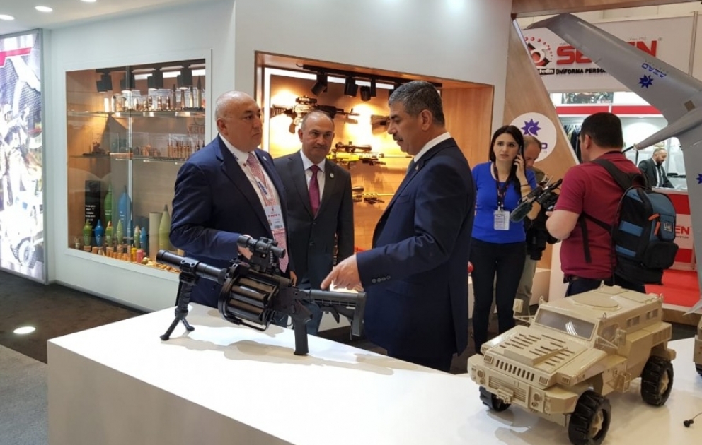 Müdafiə Sənayesi Nazirliyinin məhsulları Türkiyədə keçirilən “IDEF-2019” sərgisində nümayiş etdirilir