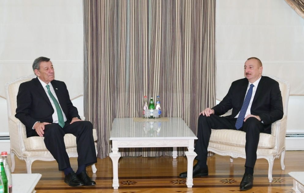 Prezident İlham Əliyev Uruqvayın xarici işlər nazirini qəbul edib