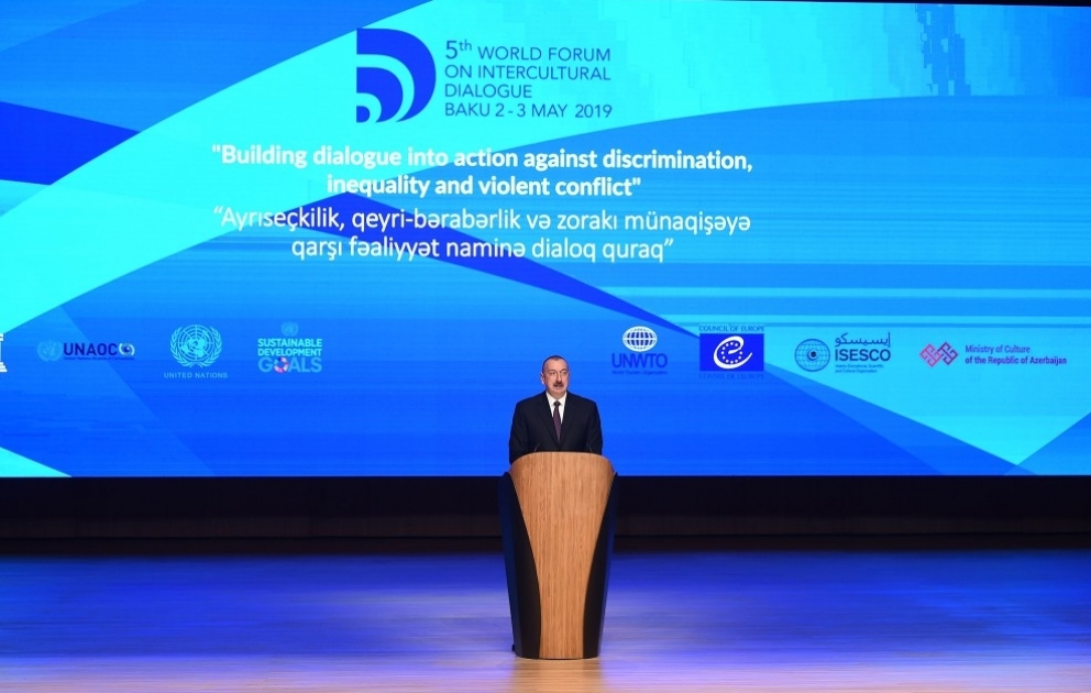 Le 5e Forum mondial sur le dialogue interculturel a débuté à Bakou 
Le président azerbaïdjanais Ilham Aliyev a été présent à la cérémonie d’ouverture
