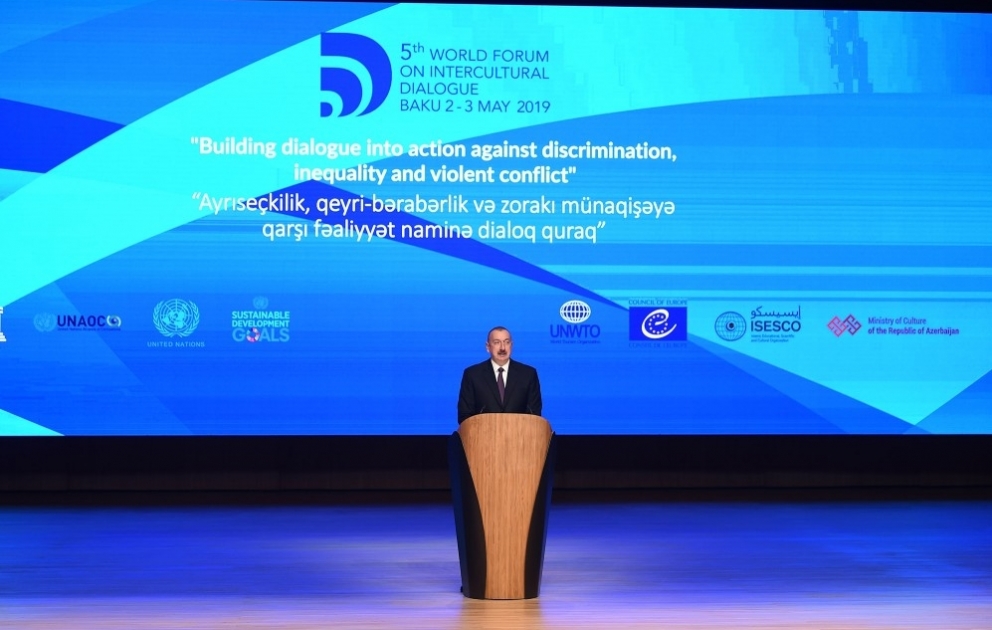 5. Welt-Forum des interkulturellen Dialogs: Präsident Ilham Aliyev nahm an Eröffnungszeremonie teil