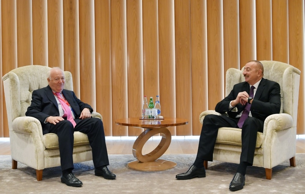 Präsident Ilham Aliyev empfängt Hohen Vertreter der UN-Allianz der Zivilisationen