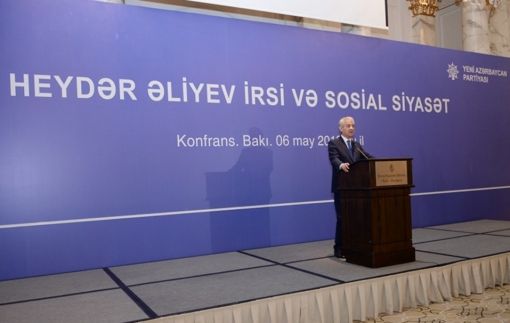 Yeni Azərbaycan Partiyası "Heydər Əliyev irsi və sosial siyasət" mövzusunda tədbir təşkil edib