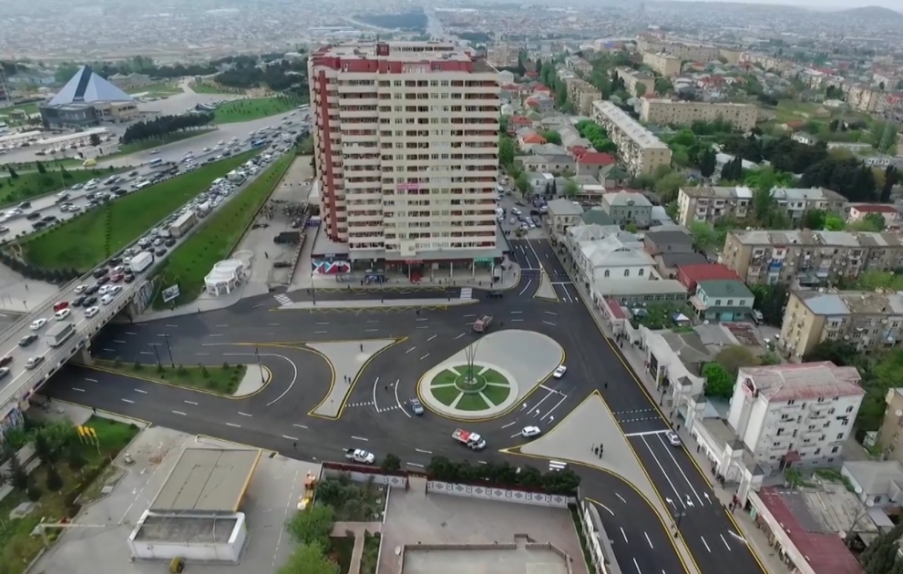 Biləcəri mərkəzi yolu və Biləcəri dairəsi yenidən qurulub