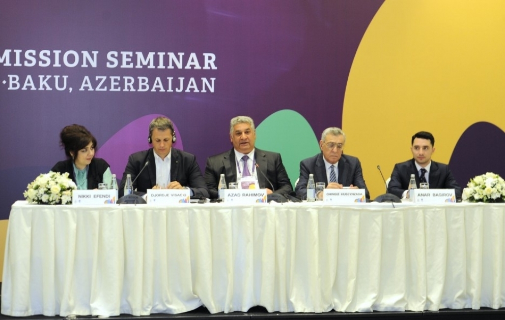Bakıda Avropa idmançılarına veriləcək medallar - Yeni konsepsiyada