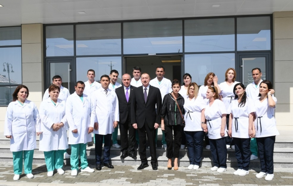 President Ilham Aliyev inaugurated Gobustan District Central Hospital