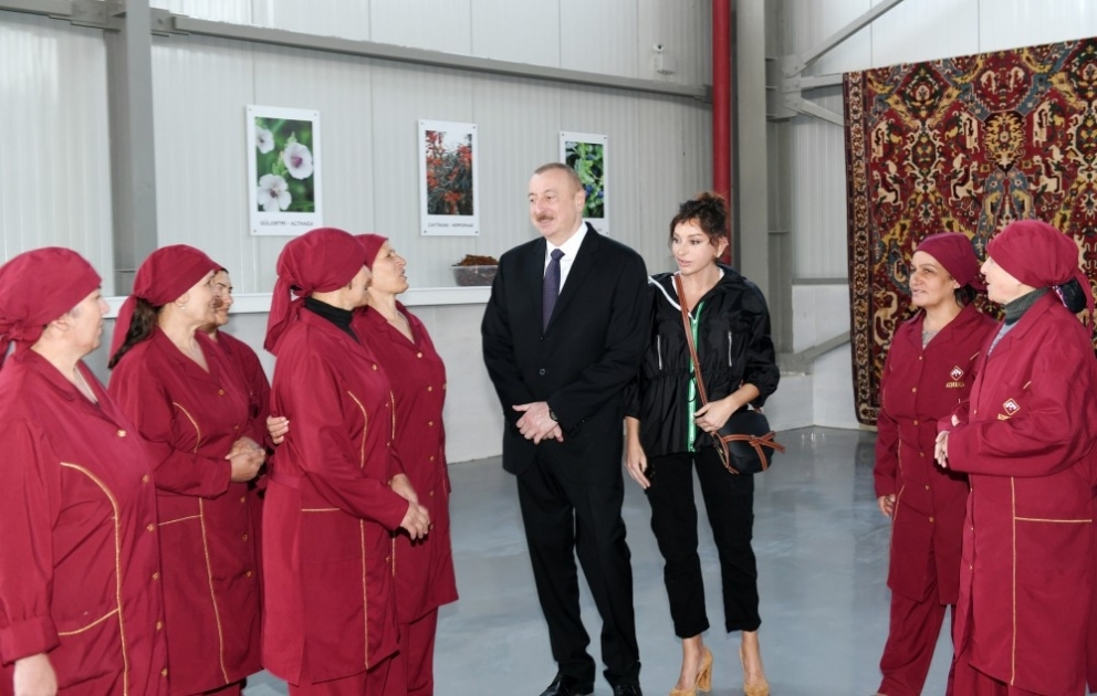 “Azərxalça” ASC-nin Qobustan regional yun və boyaq bitkilərinin tədarükü məntəqəsinin açılışı olub