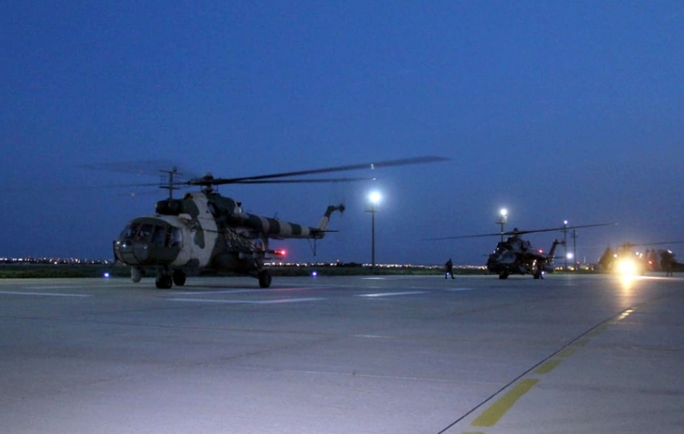 Azərbaycan hərbi helikopterləri Türkiyədədir