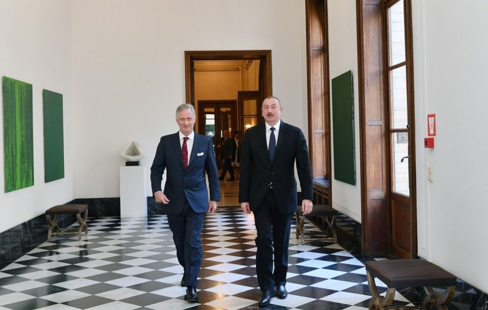 President Ilham Aliyev met with King Philippe of Belgium in Brussels