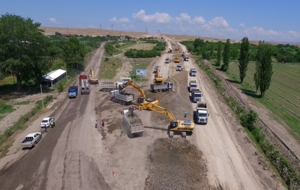 Xaldan-Şəki yolu yenidən qurulur