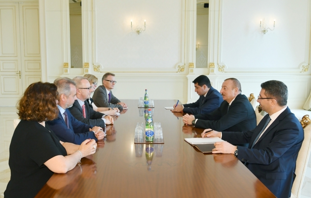 President Ilham Aliyev received German Bundestag delegation